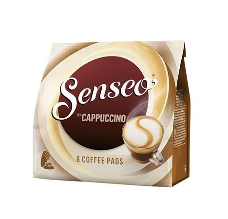 Kávépárna, 8 db, 92 g, DOUWE EGBERTS "Senseo",  Cappuccino