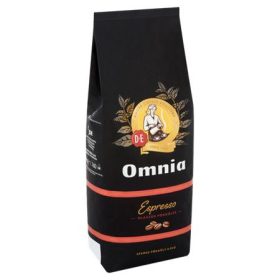   Kávé, pörkölt, szemes, olaszos pörkölésű, 1000 g, DOUWE EGBERTS "Omnia Espresso"