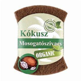 Mosogatószivacs, 2 db, BIO NATURAL, kókusz