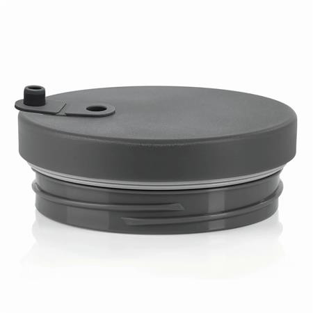 Termoszbögre, 1,2 l,  szívószállal, füllel, szürke