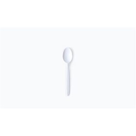   Evőkanál, műanyag, többször használatos, 18,5 cm, 50 db "Venus", fehér