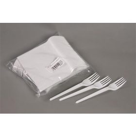   Villa, műanyag, többször használatos, 17 cm, 50 db "Prima", fehér