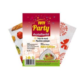   Műanyag asztalterítő, 100 x 120 cm, 2 db, TUTI "Party"