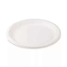 Tányér, PLA, lebomló, 17 cm, 50 db, "Party"