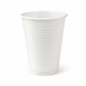 Műanyag pohár, 2 dl, 100 db, fehér