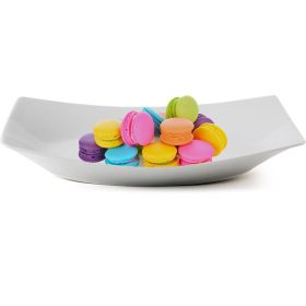   Süteményes-, kínálótál,ROTBERG, fehér, négyszögletes, 33 cm ROTBERG, "Quadrate", fehér