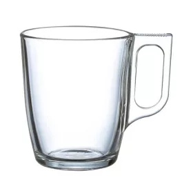   Üvegpohár, füllel, 6 db-os szett, 25cl, "CoffeeTime"