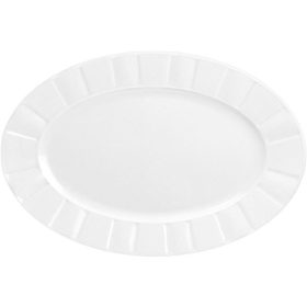   Süteményes-, kínálótál, ROTBERG, fehér, 33 cm ROTBERG, "Oslo", fehér