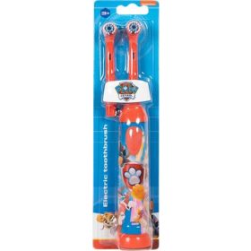   Fogkefe, elektromos, 2 pótfejjel, 3+, "Paw Patrol", piros