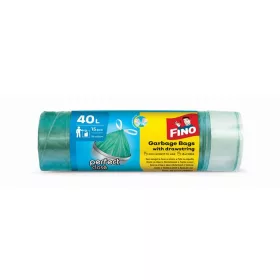   Szemeteszsák, önzáró szalagos, 40 l, 15 db, FINO "Perfect Close"