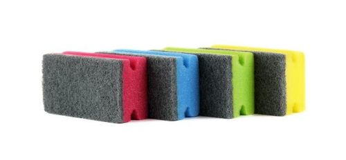 Mosogatószivacs, formázott, 4 db, BONUS