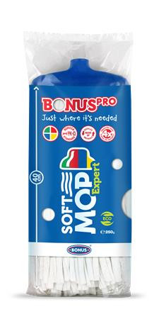 Felmosófej, ipari, BONUS "Pro SoftMOP", kék