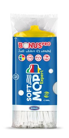 Felmosófej, ipari, BONUS "Pro SoftMOP", sárga