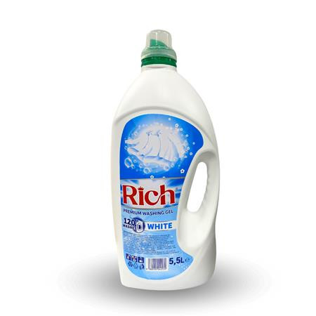 Mosógél, 5,5 l, "Rich White"