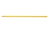 Nyél, menetes, alukróm, 140 cm, BONUS "Heavy Duty", sárga