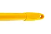 Nyél, menetes, alukróm, 140 cm, BONUS "Heavy Duty", sárga