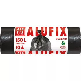 Szemeteszsák,  150 l,  10 db, ALUFIX