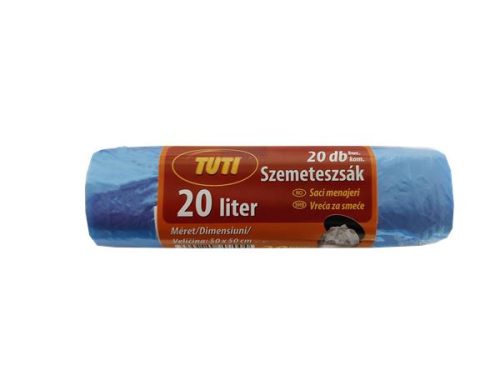 Szemeteszsák, 20 l, 20 db, "Tuti"