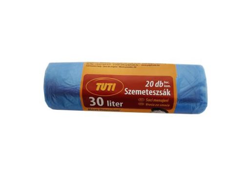 Szemeteszsák, 30 l, 20 db, "Tuti"