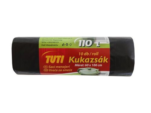 Szemeteszsák, 110 l, 10 db, "Tuti"