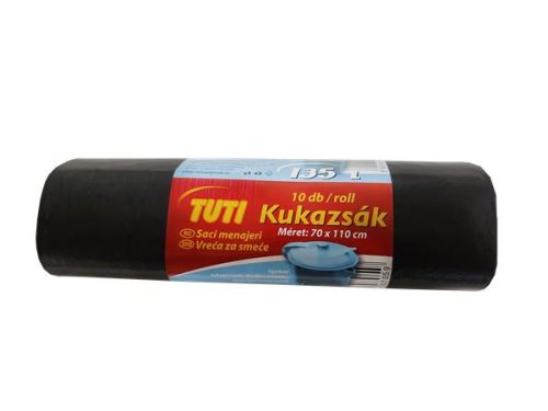 Szemeteszsák, 135 l, 10 db, "Tuti"