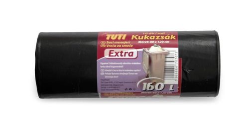 Szemeteszsák, 160 l, 10 db, "Tuti"