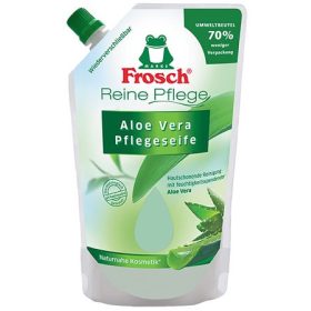 Folyékony szappan utántöltő, 0,5 l, FROSCH, aloe vera