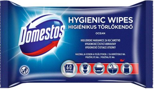 Nedves törlőkendő, 60 db, DOMESTOS "óceán"