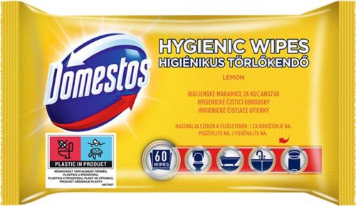 Nedves törlőkendő, 60 db, DOMESTOS "citrus"