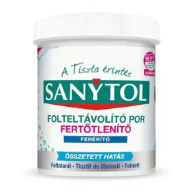   Folteltávolító- és fertőtlenítő por, 450 g, SANYTOL, fehér ruhákhoz