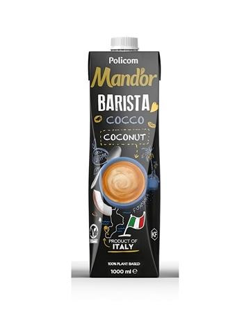 Növényi ital, dobozos, 1 l, MAND'OR "Prémium Barista", kókusz