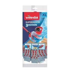   Gyorsfelmosó fej, mikroszálas, VILEDA "Supermocio  3Action", kék