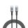 USB kábel, USB-C - USB-C, 1,2 m, 60W, VERBATIM, fekete