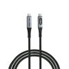 USB kábel, USB-C - USB-C, 1,2 m, 240W, teljesítménykijelzővel, VERBATIM