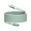 USB kábel, USB-C - USB-C, 1,2 m, 100W, mágneses, VERBATIM, zöld