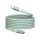 USB kábel, USB-C - USB-C, 1,2 m, 100W, mágneses, VERBATIM, zöld