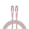 USB kábel, USB-C - USB-C, 1,2 m, 100W, mágneses, VERBATIM, rózsaszín