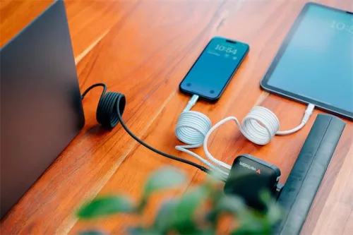 USB kábel, USB-C - USB-C, 1,2 m, 100W, mágneses, VERBATIM, fekete