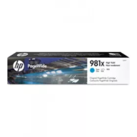   HP 981X nagy kapacitású ciánkék eredeti PageWide patron L0R09A (Eredeti)