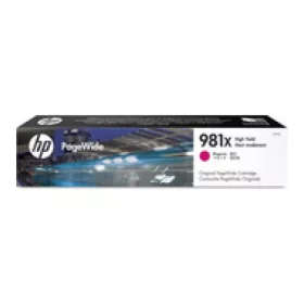   HP 981X nagy kapacitású bíbor eredeti PageWide patron L0R10A (Eredeti)