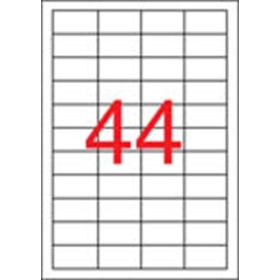   Etikett, univerzális, 48,5x25,4 mm, eltávolítható, APLI, 4400 etikett/csomag