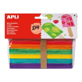   Pálcika, fa, jumbo, APLI "Creative", vegyes színek