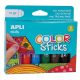 Tempera stift készlet, APLI "Kids", 6 különböző szín