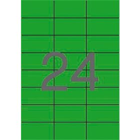 Etikett, 70x37 mm, színes, APLI, zöld, 480 etikett/csomag