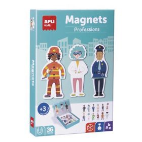   Mágneses készségfejlesztő készlet, 36 db, APLI "Kids", szakmák