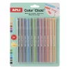 Utántöltő színes töltőceruza készlethez, APLI "Color Click", 24 db, 12 szín