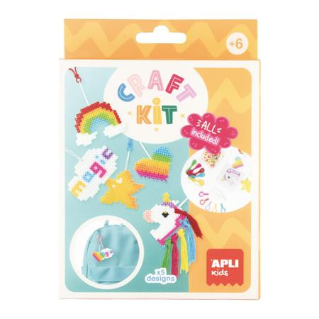 Kulcstartó készítő készlet, APLI Kids "Craft Kit"