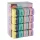 Tolltartó, display, cipzáras, szilikon, kétszínű, APLI "Pastel", vegyes színek