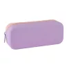Tolltartó, display, cipzáras, szilikon, kétszínű, APLI "Pastel", vegyes színek