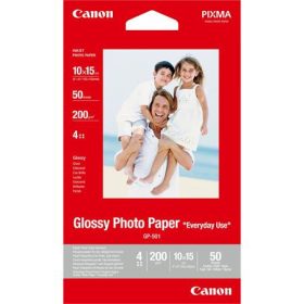   GP-501 Fotópapír, tintasugaras, 10x15 cm, 200 g, fényes, CANON